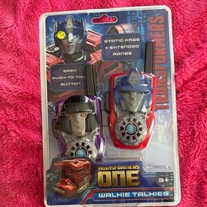 Transformers Walkie Talkies with Red and Purple Accents